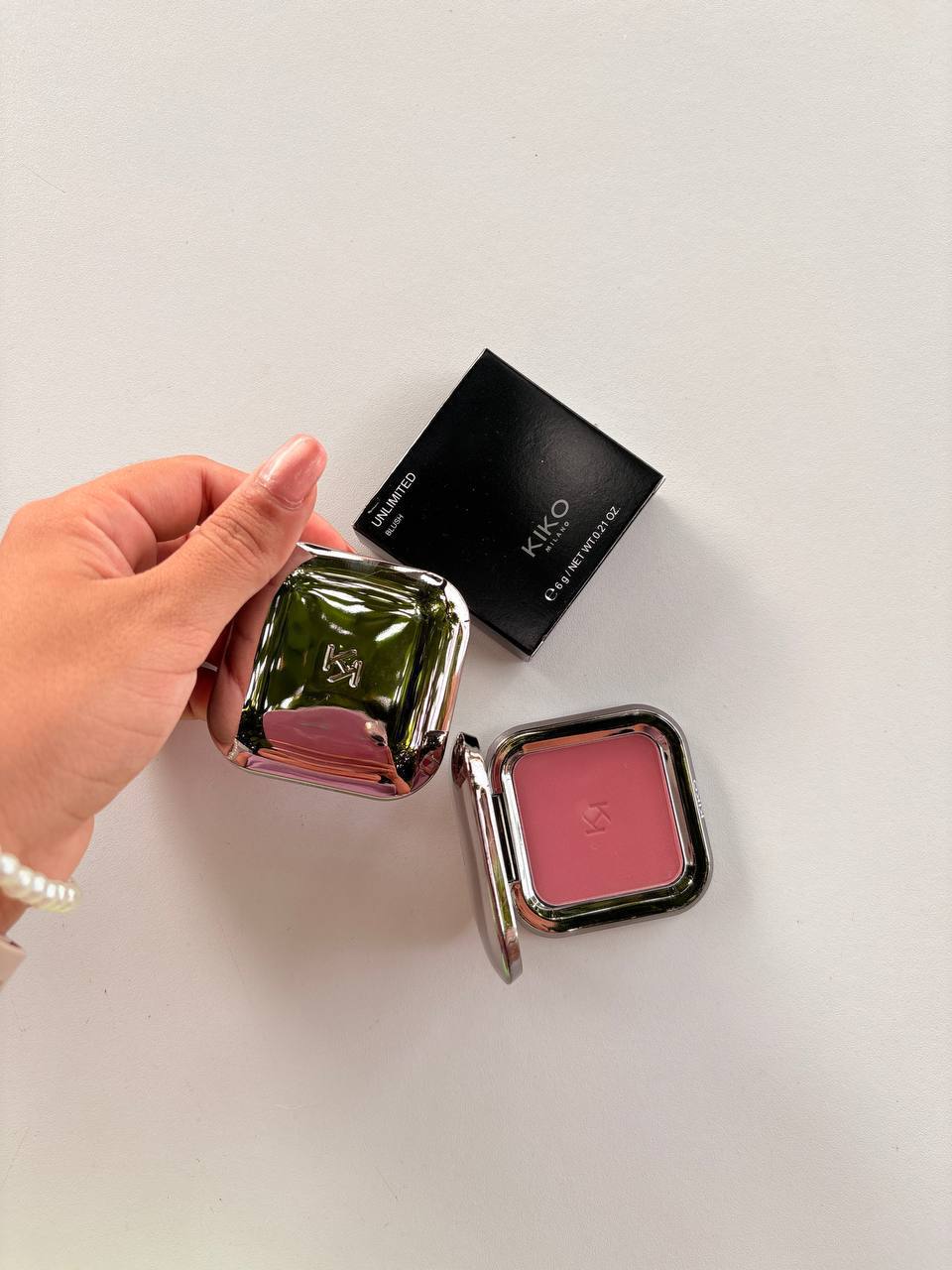 Blush e iluminador en Polvo Kiko 1.1