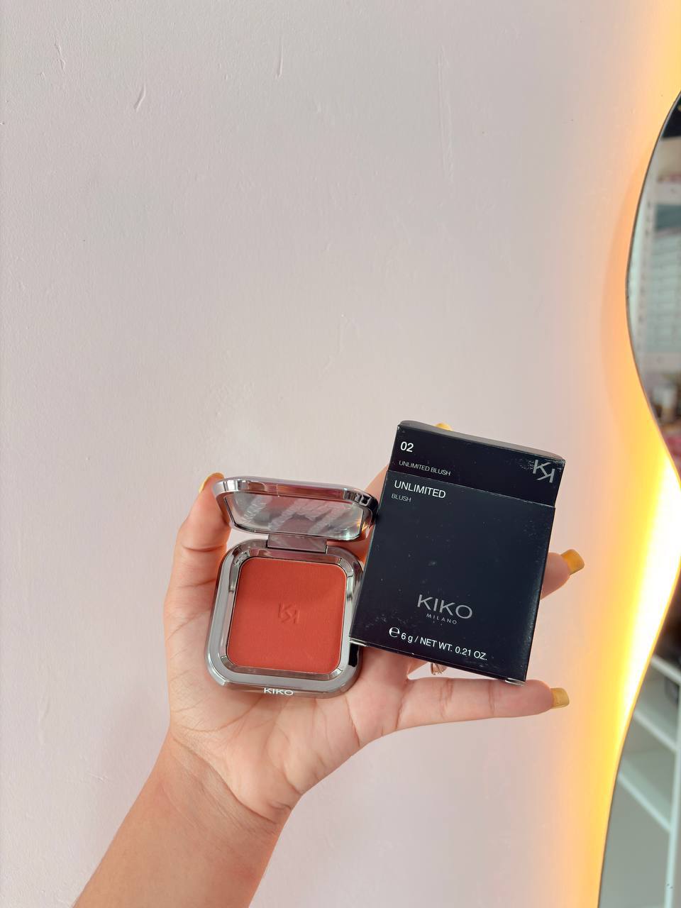Blush e iluminador en Polvo Kiko 1.1