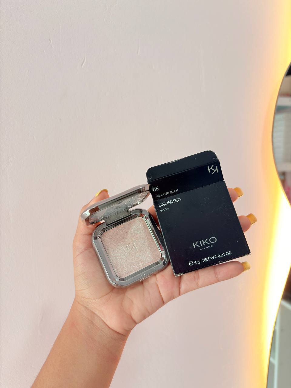 Blush e iluminador en Polvo Kiko 1.1