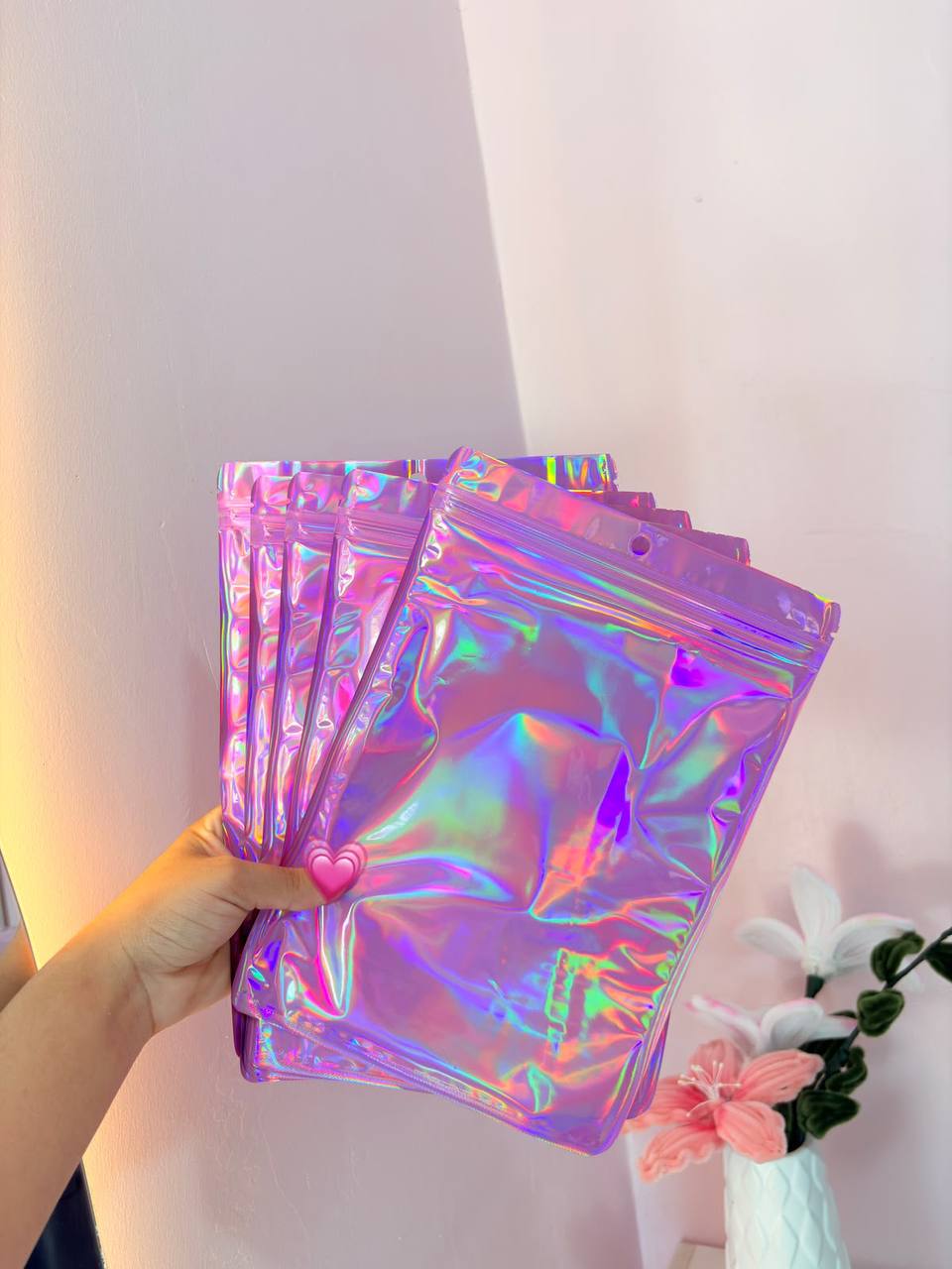 Paquete de 25 fundas Holograficas 16x25