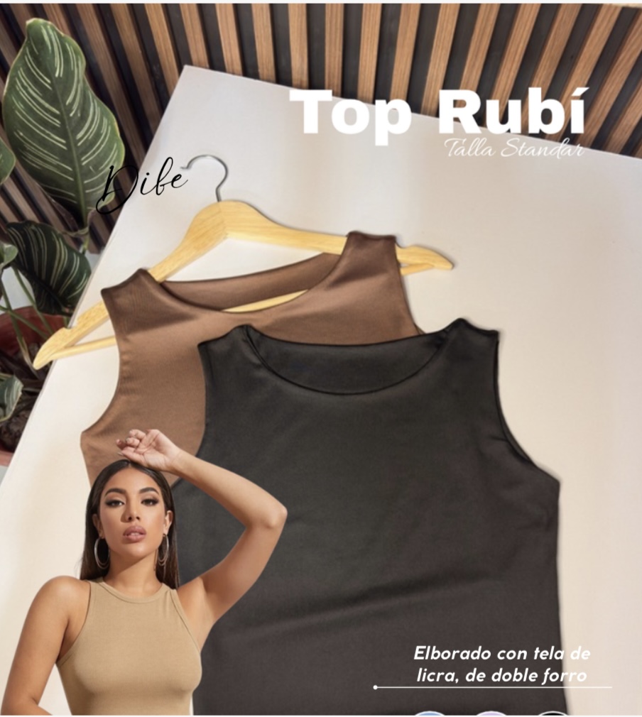 Top Rubí entrega inmediata