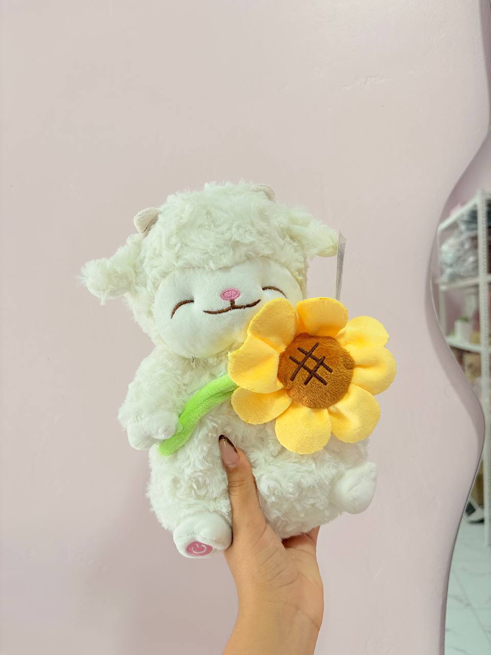 Peluche Corderita con respiración